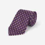 Lilla mønstrete slips