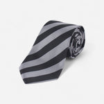 Svart stripete slips