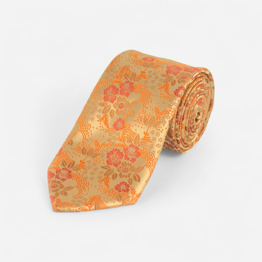 Oransje blomstrete slips