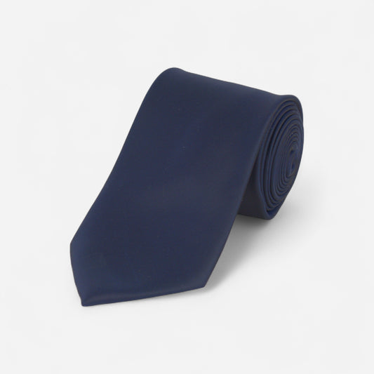 Marineblått slips